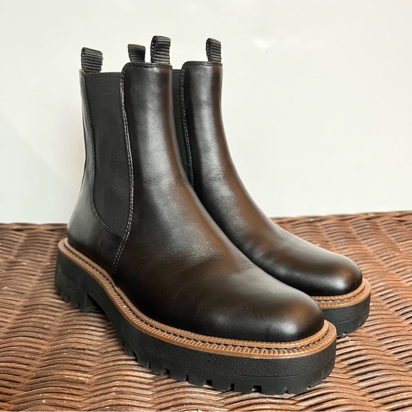Sam Edelman LAGUNA CHELSEA BOOT, black leather, 8.5 - Picture 2 of 13